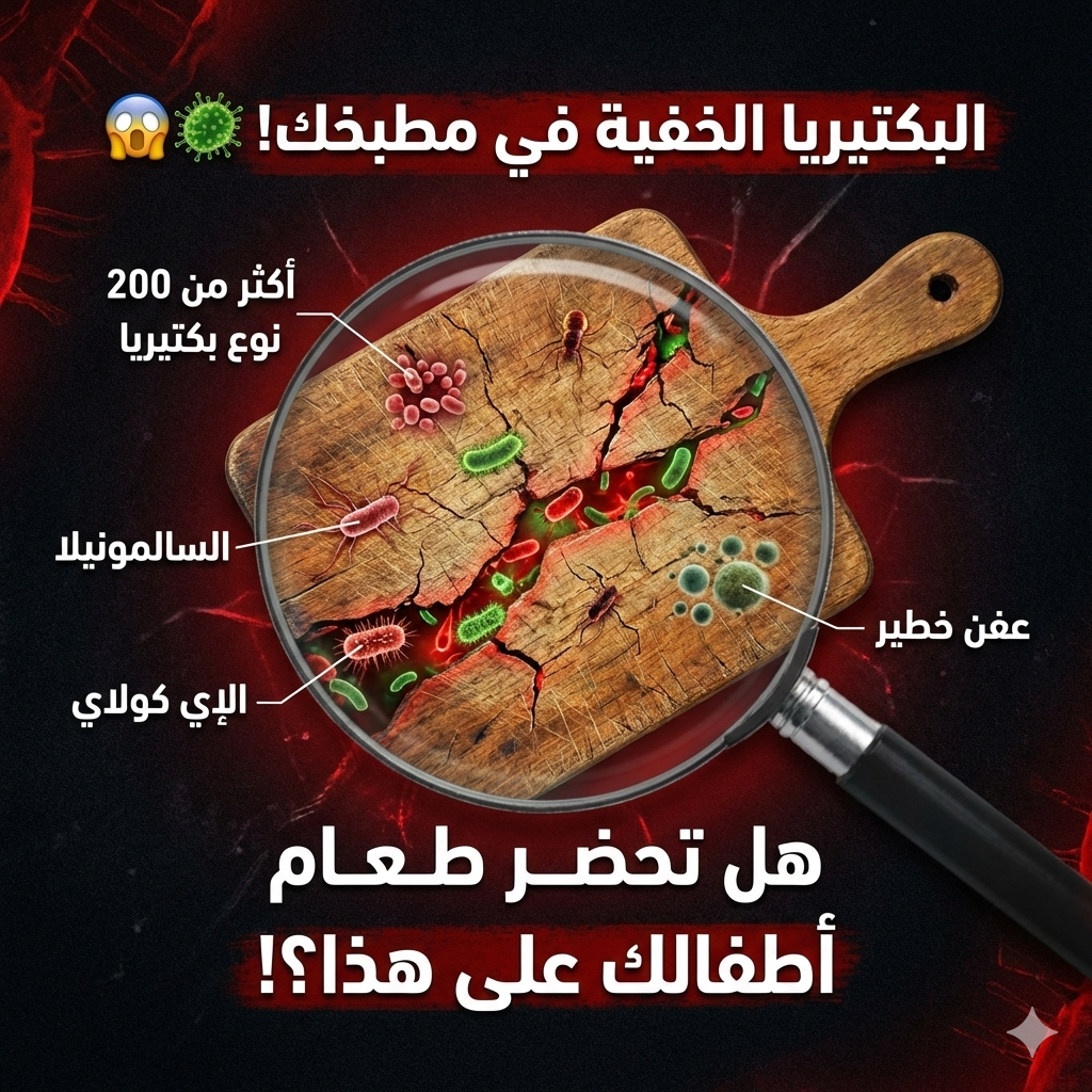 🏥 لوح المطبخ الطبي – حماية يومية لصحتك وصحة عائلتك