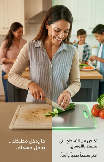 🏥 لوح المطبخ الطبي – حماية يومية لصحتك وصحة عائلتك